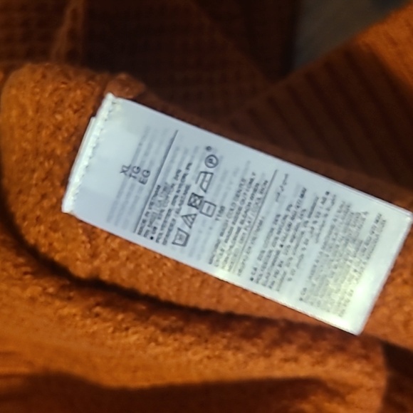 Old Navy Women's Burnt Orange Sweater So Soft Size XL Nwot - Picture 7 of 8
